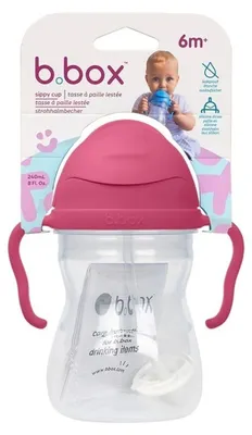 Zdjęcie produktu dla Bidon 240ml ze słomką malinowy