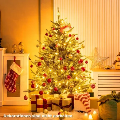 Image de Sapin de Noël artificiel de 136 cm avec 180 LED