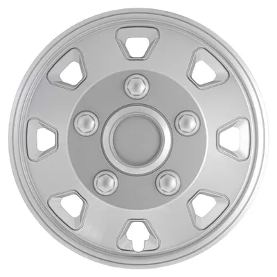 Produktbild von AutoStyle 4er Set Radzierblenden Itah 14-Zoll Silber (Sphäre)