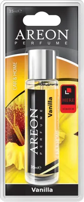 Original Areon Auto Parfüm Lufterfrischer Duftbaum Duftzersträuber Vanille 35ml – Produktansicht