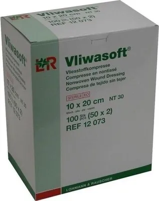 Zdjęcie produktu dla Kompresy włókninowe Vliwasoft sterylne 10x20 cm 6l. 50X2 szt