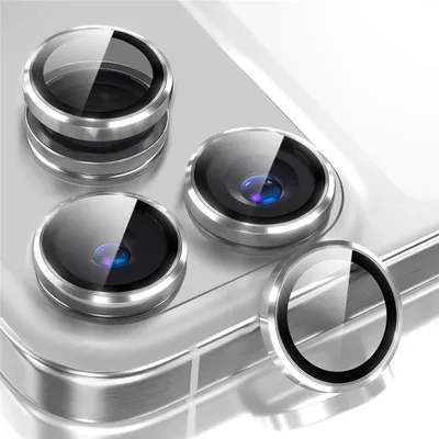 Obrázok produktu pre Ochranné sklo na fotoaparát pre Apple iPhone 18 Pro Max, 9H, strieborné