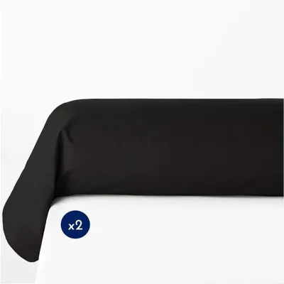 Imagen del producto de Fundas de almohada de algodón, 85x185 cm, 2 unidades, para almohada cervical