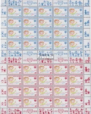 Produktbild von Briefmarken UNO - New York 1979 Mi 334Klb-335Klb Kleinbogen (kompl.Ausg.) gestempelt Jahr des Kindes