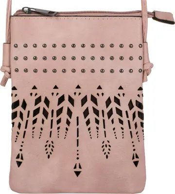 Produktbild von styleBREAKER Damen Mini Bag Umhängetasche Ethno Style und Nieten, Schultertasche, Handtasche, Tasche 02012260