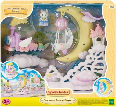 Immagine prodotto di Sylvanian Families Magisches Luftschiff mit Figur, Spielfigur, Spielzeug, Kinder, 5816
