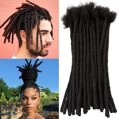 Image de Extensions de Dreadlocks en 100% Cheveux Naturels