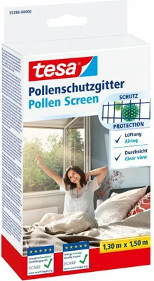 Produktbild von tesa Pollenschutzgitter 1,3x1,5m anthrazit