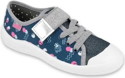 Produktbild von BEFADO Mädchen Sneakers Klettverschluss Blau 36
