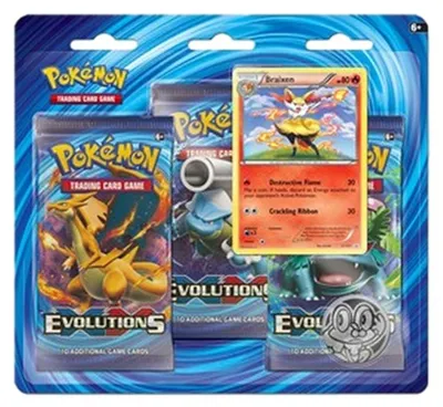 Zdjęcie produktu dla Pokemon Evolutions: Braixen 3-Pack Blister