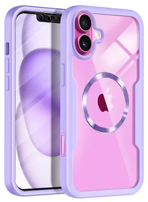 Produktbild von Techsuit ColorVerse 360 Hülle mit Schutzfolie und MagSafe für Apple iPhone 16 Plus - Lila