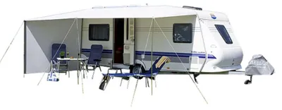 Produktbild von DWT SD Tour Plus Gr. 3 Kederlänge 800 cm - Tiefe 240 cm - aus trailtex-Gewebe - Sonnensegel für Wohnwagen