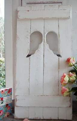 Produktbild von Landhaus Fensterladen ENGEL mit Engelsflügeln ,Shabby chic Handgefertigt