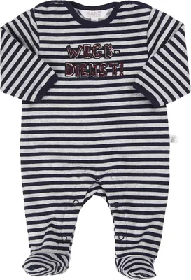 Produktbild von Kanz marineblau gestreifter Baby-Strampler
