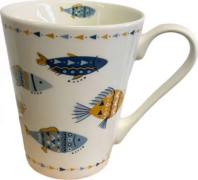 Produktbild von Tasse Kaffeetasse 'Tribaly' Maritim mit Fischen