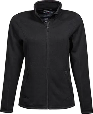 Produktbild von Tee Jays 9616 | Damen Aspen Sweat Jacket - Farbe: Black - Größe: S