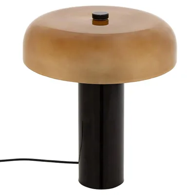 Produktbild von HOMLA JODY bernsteinfarbene Lampe 33x37 cm
