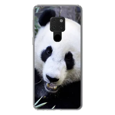 Produktbild von MuchoWow® Handyhülle Schutzhülle Hülle für Huawei P40 Lite Panda - Tier - Blätter Silikon Softcase Handy Hülle - Handy