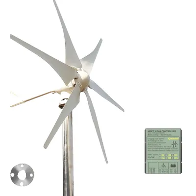 Produktbild von 3000W Windkraftanlage, geräuscharmer Betrieb, vielseitige Spannungsausgabe , Mit MPPT-Regler, 3000 Watt, 24V