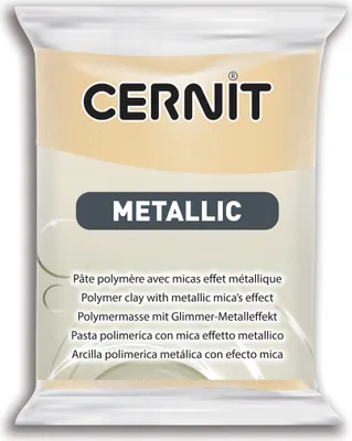 Produktbild von Cernit 6x Metallic 56g, Champagner - Champagne CE0870056045C