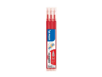 Produktbild von PILOT PEN Pilot FriXion Ball - Nachfüllpatrone - Rot - 0.7 mm - fein (Packung mit 3)