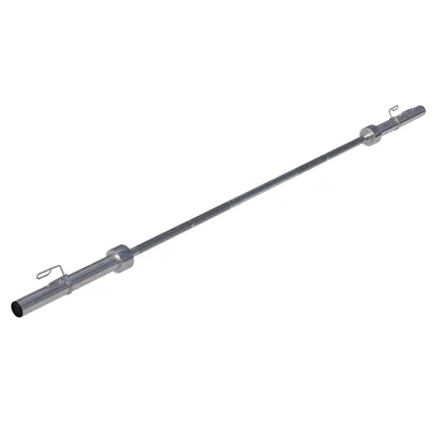 Produktbild von GORILLA SPORTS® Langhantelstange - 218 cm, Olympische, Ø 50 mm, bis 272 kg Belastbar, inkl. 2 Federverschlüssen, Gerändelt, Verchromt - Olympia Hantelstange, Langhantel, Langhantel-Stange