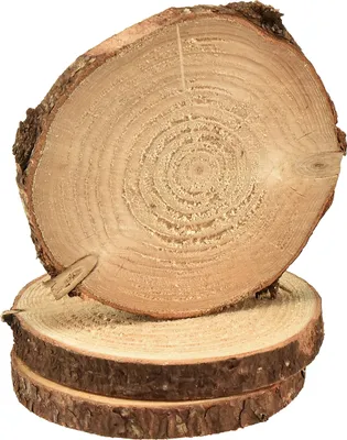 Produktbild von Rustikale Holzscheiben für kreative Dekoration und Bastelideen, 9 Stück