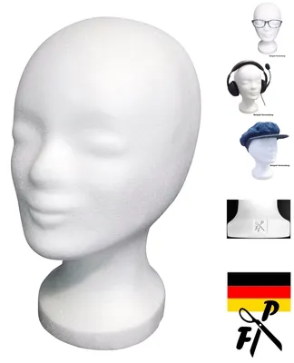 Produktbild von FP - Styroporkopf Standard - TOP Markenqualität … (mit Loch im Boden)