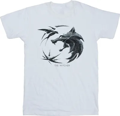 Produktbild von Netflix - "The Witcher" T-Shirt für Herren BI52196 (S) (Weiß)