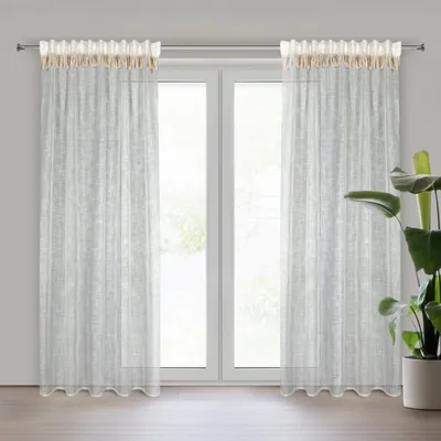 Produktbild von Vorhang ALANIA NAT 140x270 cm  Kräuselband SZEL