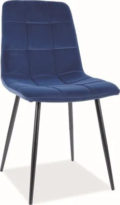 Produktbild von Esszimmerstuhl Küchenstuhl Set Mila marineblau 2er Set