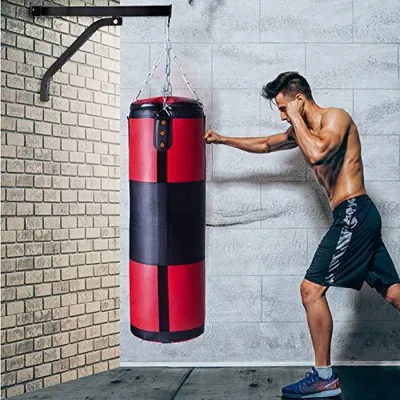 Produktbild von Wandhalterung für Boxsack bis 100 kg - Boxsackhalter 395 x 50 cm