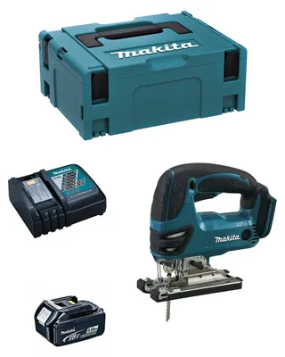 Imagen del producto de Sierra de Calar MAKITA DJV180RTJ1 (1 x 5,0 Ah + DC18RC + MAKPAC 2)