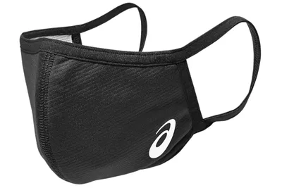 Zdjęcie produktu dla Asics Face Cover Logo 3033B422-003, Maska ochronna, Uni , Czarny, Rozmiar: L
