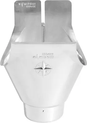 Produktbild von Zambelli Rinnenstutzen Titanzink rund für Rinnengröße 250 mm Ablauf Ø 80 mm