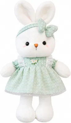 Imagen del producto de Conejo de peluche, grande, suave, de 50 cm, ideal para niños y para decoración
