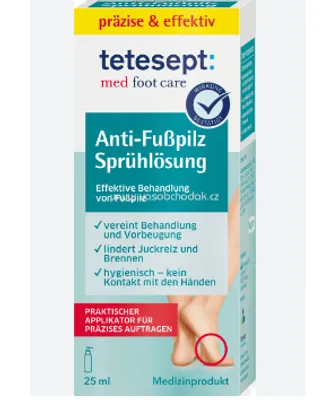 Immagine prodotto di Tetesept Anti-Fußpilz Spray piedi Sprühlösung, 25ml