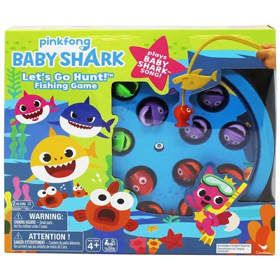 Produktbild von Games Pinkfong Baby Shark Let's Go Hunt-Angelspiel – spielt den Baby Shark-Song, Brettspiel, 4 Jahr(e)