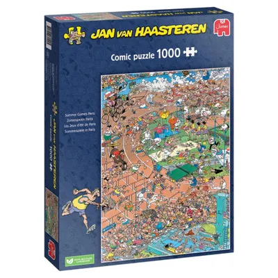 Produktbild von Jan van Haasteren Sommerspiele in Paris 1000 Teile Puzzle