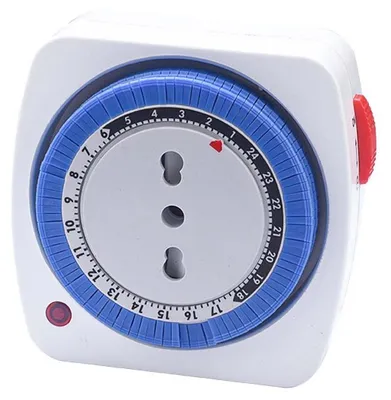Productafbeelding van Tijdschakelaar, 24-Uurs Timer, 16 A-Stekker, Compact