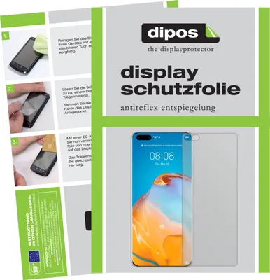 Produktbild von 4x Schutzfolie für Huawei P40 matt Displayschutzfolie Folie Display Schutz dipos