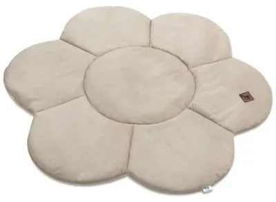 Produktbild von PEPI Kinderspielmatte BLUME aus Samt, 130 × 130 cm, gepolstert