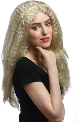 Produktbild von WIG ME UP Perücke Mähne Blond Gekreppt Lang 90936-ZA61