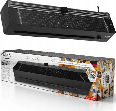 Zdjęcie produktu dla LAMINATOR A3 A4 Laminarka 80-125 mic 320mm 5x Folia Szybka Trymer