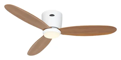 Immagine prodotto di Ventilatore da soffitto ECO PLANO II 112 Bianco - Rovere naturale WiFi con luce