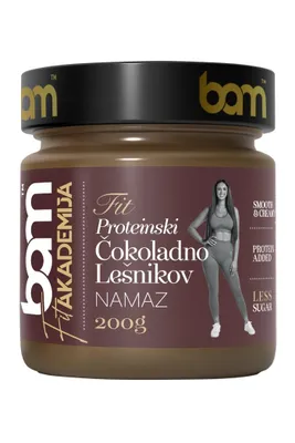 Produktbild von BAM Kakao Haselnuss Aufstrich mit Proteinen, 200 g