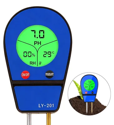 Produktbild von 3-in-1 Bodenmessgerät – Bodentester für pH-Wert, Feuchtigkeit & Temperatur, Feuchtigkeitsmesser für Garten, Rasen, Landwirtschaft & Outdoor-Pflanzen