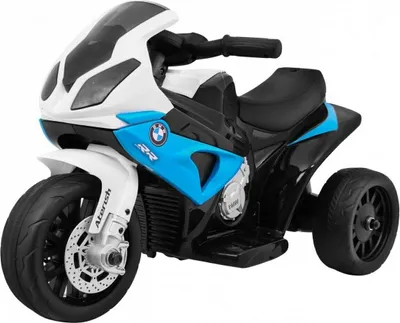 Produktbild von E Street Bike BMW S1000 RR blau 6V 4AH Ledersitz
