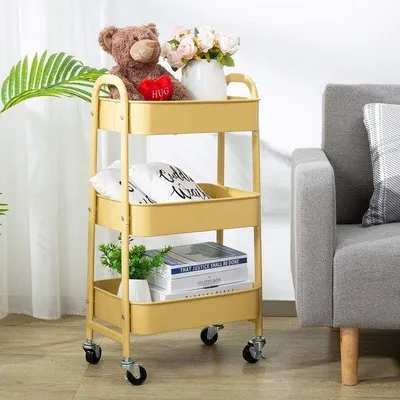 Produktbild von Trolley auf Rädern Organizer für Küche, Bad, Büro, Make-up, 4 Räder