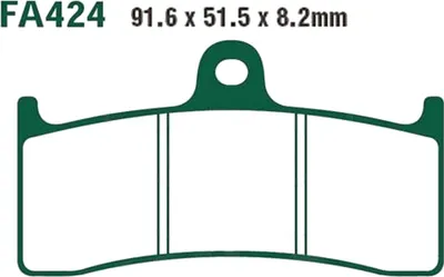 Produktbild von Bremsbeläge Vorderrad für Kawasaki ZX-7RR 750 N Ninja Baujahr 1996-1999 Bremsklotz von EBC - Neu